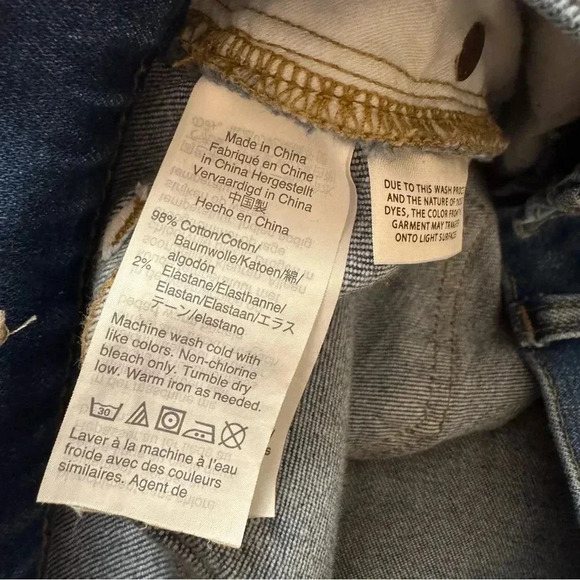 Madewell Slim Wide Leg Crop Button Fly Jeans - Size 27 - Picture 12 of 12